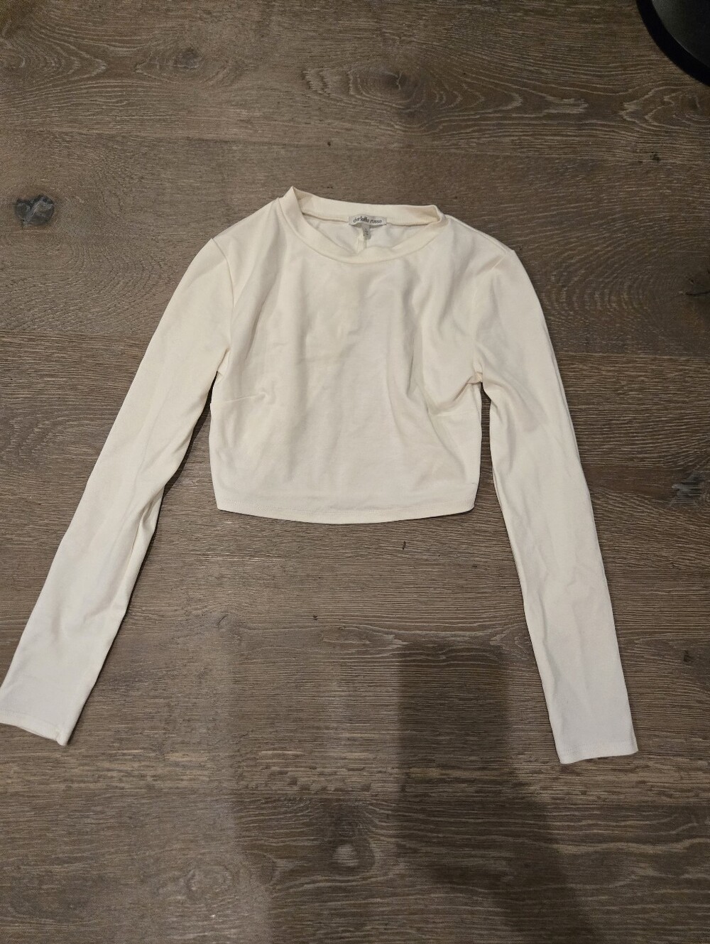 Open Back Crop Top